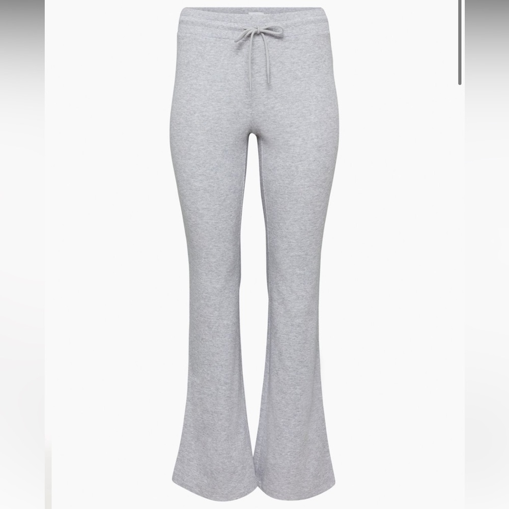 Aritzia Sunday Best Baby Waffle Pant - Light Heather Gray